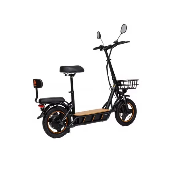 Trottinette Électrique Kukirin C1 Pro 26AH - Moteur 500W Batterie 48V 26AH Autonomie 100KM Freins à Disque - Noir – Image 4