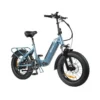 Vélo électrique pliable DYU FF500 de 20 pouces avec gros pneus et moteur de 500 W, batterie amovible de 48 V 14 Ah et double amortisseur pour adultes