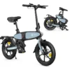 Vélo électrique DYU C2, vélo électrique pliable C2 16 pouces, moteur 250 W, batterie 48 V 7,5 Ah