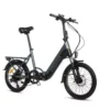 Vélo Electrique de Ville Pliant, E20Pro, Aluminium, SHIMANO 7 Vitesses Bat. Ion Lithium intégrée et amovible de 48V 13Ah
