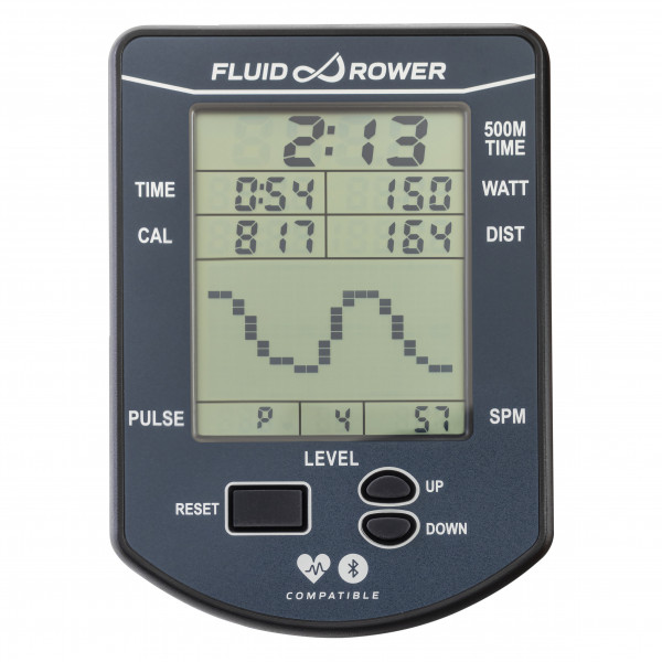 Rameur Fluid Rower Neon Pro XL