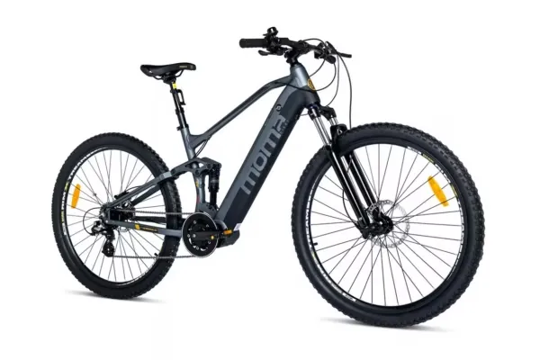 VTT Electrique Momabikes, EMTB-29 Moteur Central, Full Suspension, SHIMANO ALTUS 8 Vitesses & Freins a disque Hydraulique Batterie Intégrée Ion, Taille L-XL