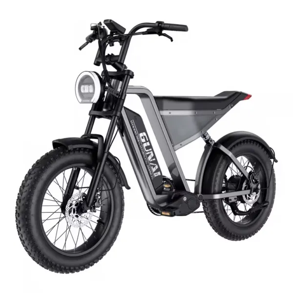Gunai - GUNAI-Y Vélo Electrique Cyclomoteur 1000 W 48 V 18 Ah 7 Vitesses Tout Suspendu
