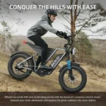 Gunai - GUNAI-Y Vélo Electrique Cyclomoteur 1000 W 48 V 18 Ah 7 Vitesses Tout Suspendu